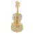 Broche Strass Violino BRG0075