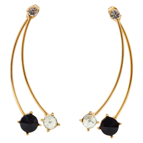 Brinco Strass Ear Jacket BC3913