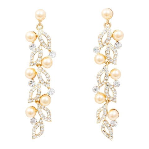 Brinco Strass e Pérola BC1975