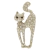 Broche Strass Gato BRG7854