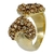 Anel Lacinho Strass Dourado AN2819 - loja online