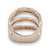 Anel Strass 3 fios AN3578 - Lieka Bijoux