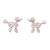 Brinco Zircônia Poodle BC2867 na internet