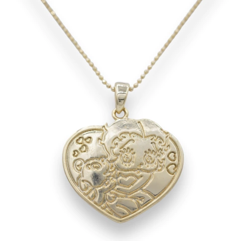 Colar Betty Boop Coração BB0309