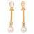 Brinco Strass e Pérola BC1040 - Lieka Bijoux