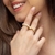 Anel Strass e Pérola AN1089 (2 pçs) - Dourado - 14 - comprar online