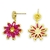 Brinco Zircônia Flor BC3001 - Lieka Bijoux