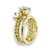 Anel Strass Triplo (3 unidades) AN3567