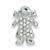 Broche Menino ou Menina Strass BRG1111