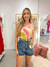 Short jeans Pilar - lavagem média - comprar online