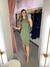 Vestido escama tricot modal - verde - comprar online
