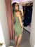 Vestido escama tricot modal - verde - LALA STORE