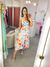 Vestido laço midi - estampa floral - comprar online