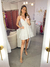 Vestido curto nó - liso
