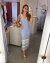 Vestido tricolor tricôt modal - loja online