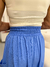 Saia longuete linho bolso lateral - loja online