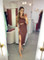 Vestido um ombro canelado anaruga - comprar online