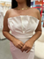 Vestido midi alfaiataria Rúbia - branco - comprar online