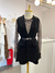 Conjunto colete alfaiataria Lara - preto - comprar online