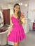Vestido curto Pamela liso - comprar online