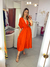 Vestido longuete viscosarja com manga - comprar online
