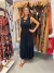 Vestido longuete malha de algodão - comprar online