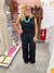 Conjunto tricot gola Mary - preto - comprar online