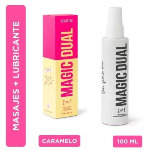 LUBRICANTE DOS EN UNO PARA MASAJES Y LUBRICACION DE CARAMELO