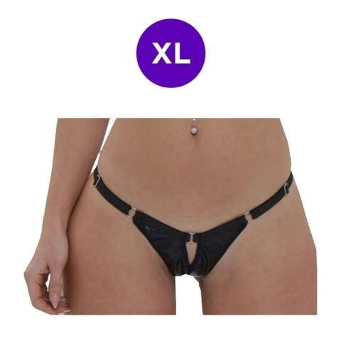 TANGA ECOCUERO ABIERTA XL