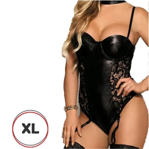 BODY XL TAZA SOFT ECOCUERO Y ENCAJE t90 t105 - comprar online