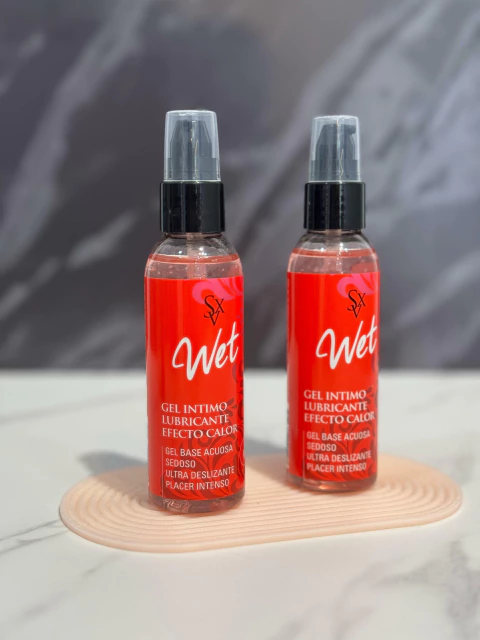 wet lubricante efecto calor