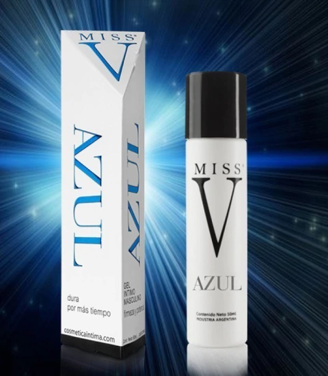 GEL AZUL MASCULINO 50ML - MISS V - comprar online