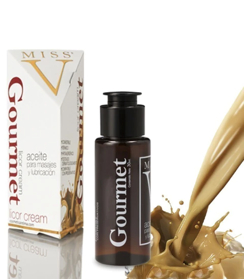 lubricante Miss V gourmet ACEITE LICOR CREAM - comprar online