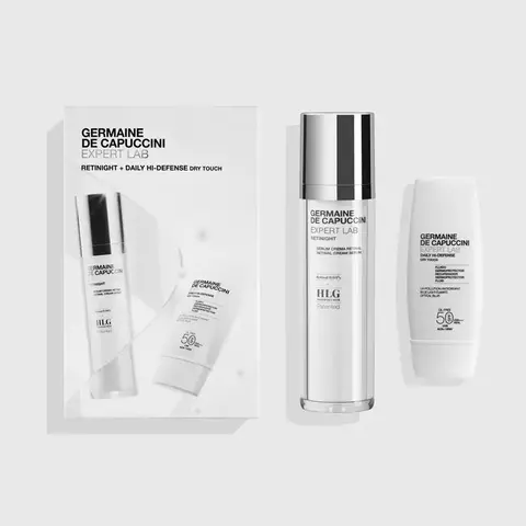 Rutina Retinight & Daily Hi-Defense Dry Touch GERMAINE DE CAPUCCINI