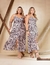 VESTIDO COM FENDA ANIMAL PRINT - DRI MODAS