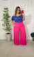 CALÇA PANTALONA AIR FLOW PINK - DRI MODAS