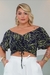 CROPPED RAYON PRINT