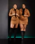 JAQUETA C/ FRANJA E SHORTS SAIA 11271