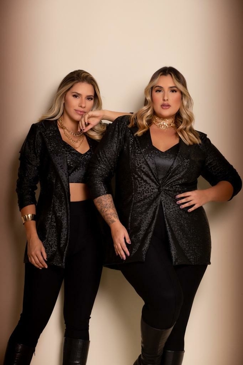 BLAZER C/ CROPPED CORINO 12128