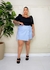 SHORTS SAIA LINHO AZUL - comprar online