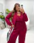 JAQUETA C/ CROPPED MOLETOM CHERRY