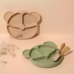 Plato de silicona oso - From Beirut Tienda Mayorista