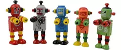 Robot didactico de madera - comprar online