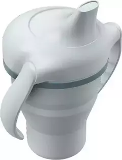 Vaso de silicona plegable con asas , antivuelco - tienda online