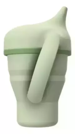 Imagen de Vaso de silicona plegable con asas , antivuelco