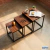 Mesa Ratona Triple Cuadrada - comprar online