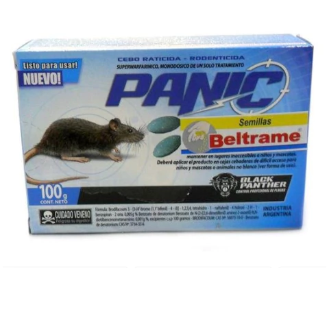 RATICIDA PANIC BLACK PANTHER