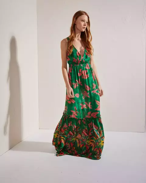 Vestido Delphina Greenery