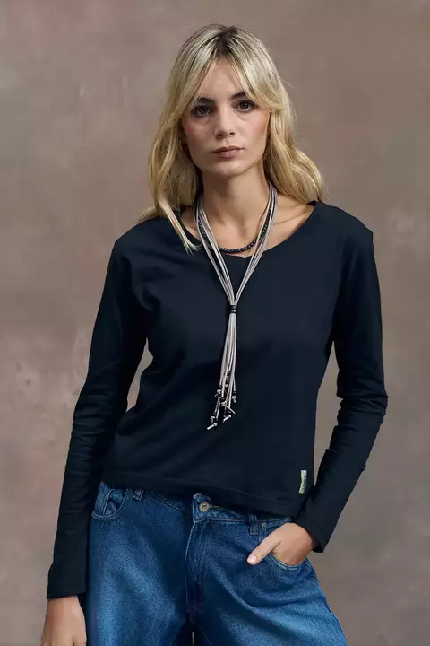 Remera ML Luciana Negro