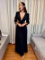 Vestido Longo Com Decote V Luma